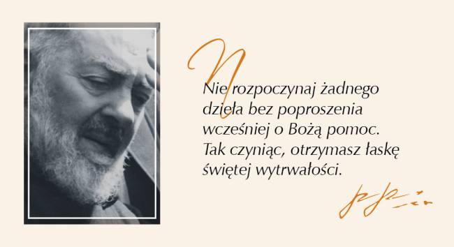 Ojciec Pio - cytat